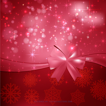 Amaranth Pink Christmas Bow Background