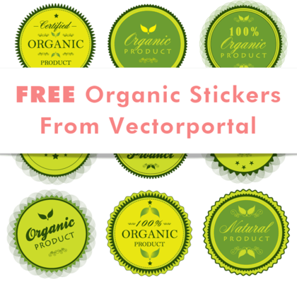 Free Organic Sticker Vector
