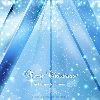 Christmas Sparkles Light Blue Background