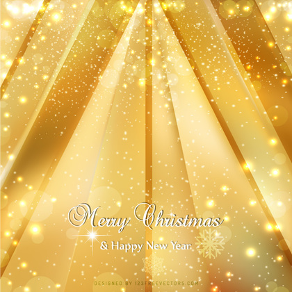 Gold Sparkles Christmas Background Image