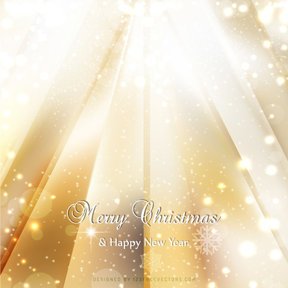 Christmas Sparkles Light Gold Background Graphics