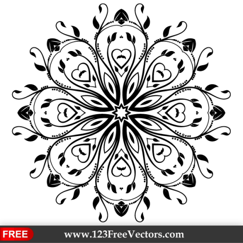 Flourish Vector Ornament Design