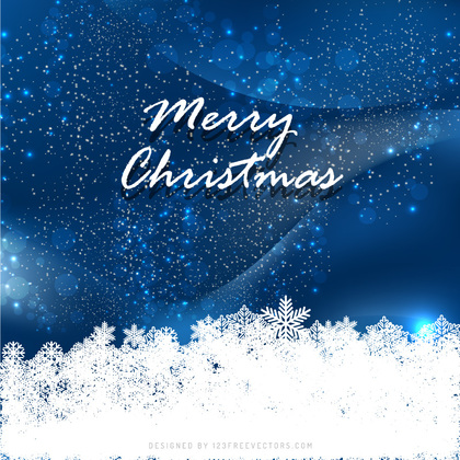 Blue Christmas Background Image