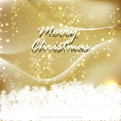 Gold Christmas Background Image
