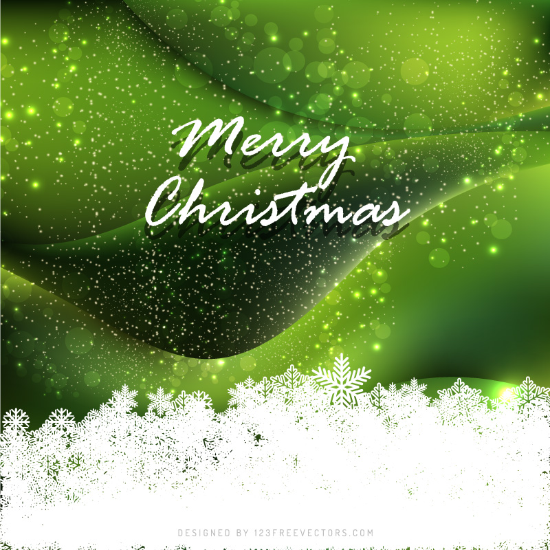 Green Christmas Background