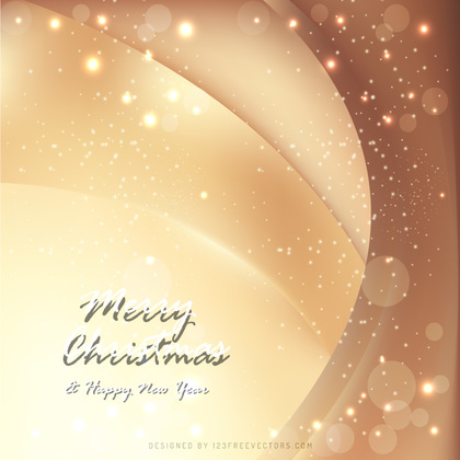 Merry Christmas Light Brown Background Graphics