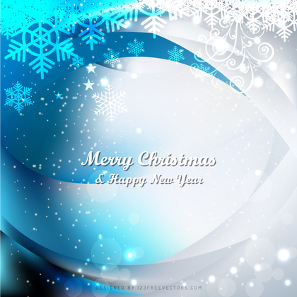 Blue Gray Christmas Background