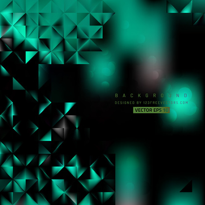 Abstract Black Green Background Design