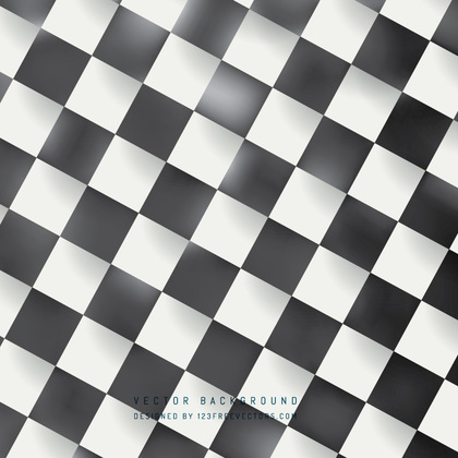 Dark Gray Checkered Pattern Background