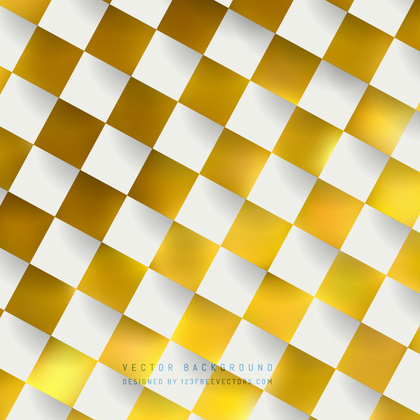 Yellow Checkered Background