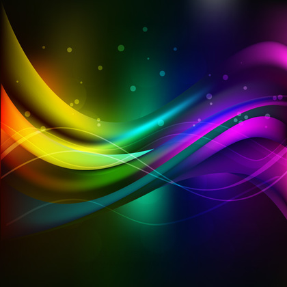 Colorful Wave Background Template
