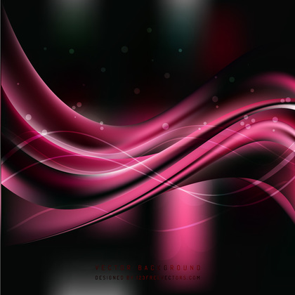 Black Pink Wave Background Design