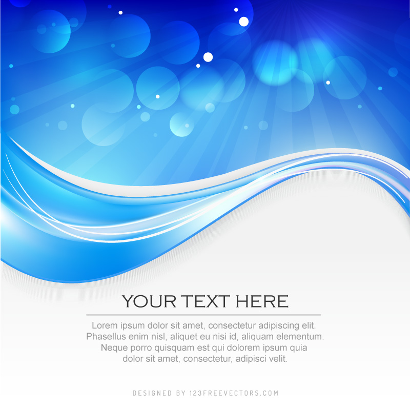 Blue Background Template