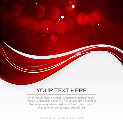 Abstract Dark Red Background Design Template