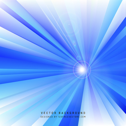 Cobalt Blue Light Rays Background Illustrator