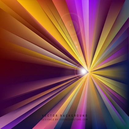 Abstract Dark Color Rays Background