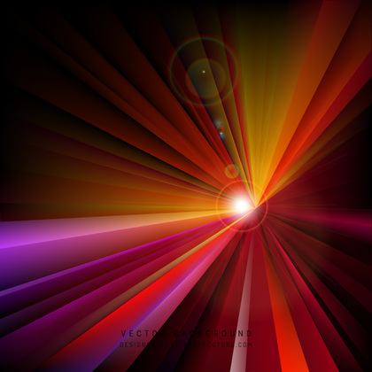 Abstract Dark Color Rays Background Design