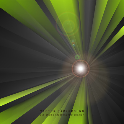 Abstract Black Green Burst Background