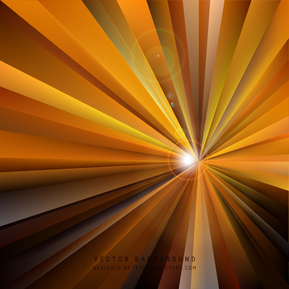 Abstract Dark Orange Light Burst Background