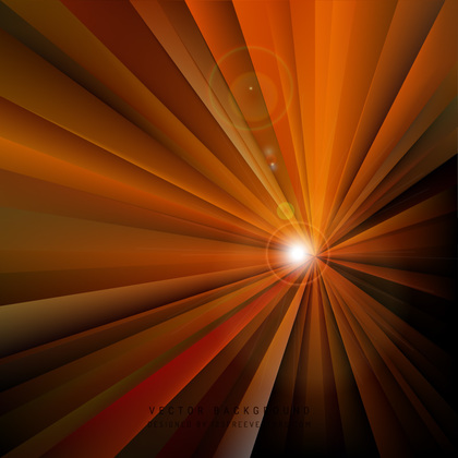 Black Orange Rays Background Design
