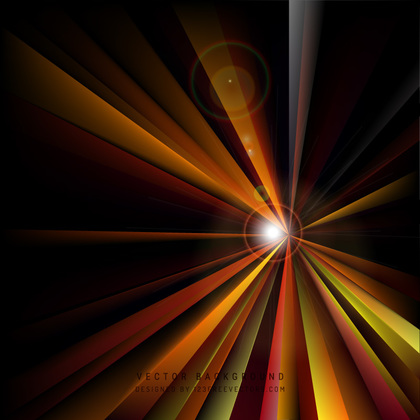 Black Orange Fire Light Rays Background Illustrator