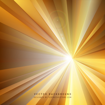 Abstract Orange Rays Background Design