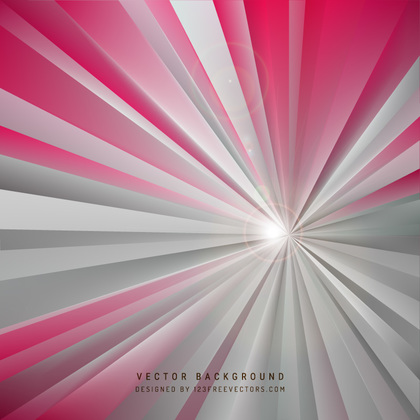 Abstract Pink Gray Light Rays Background Design