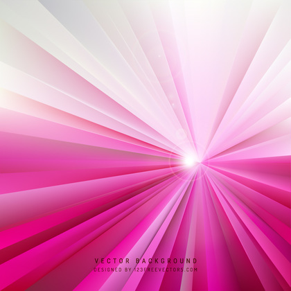 Abstract Pink White Burst Background Template