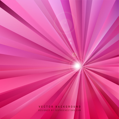 Abstract Pink Light Burst Background Illustrator