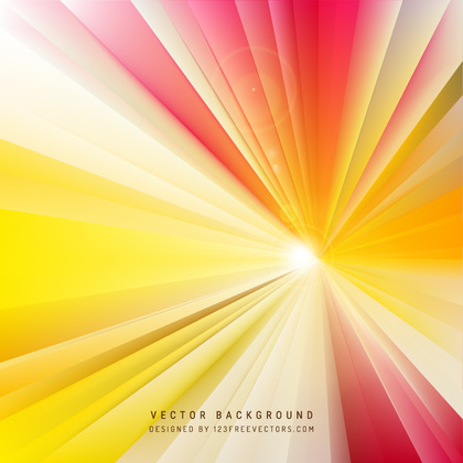 Abstract Red Yellow Rays Background Design