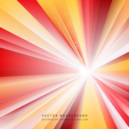 Abstract Red Yellow Rays Background Image