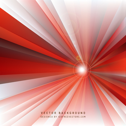 Abstract Red White Burst Background Design