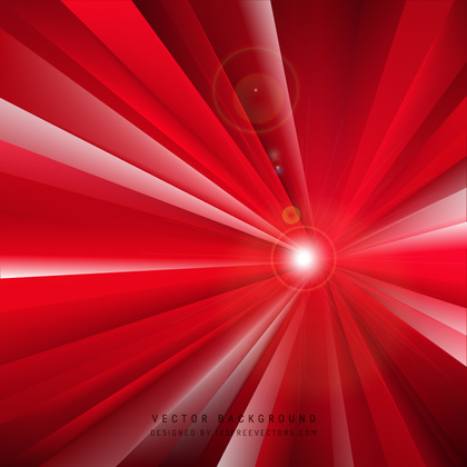 Abstract Red Light Burst Background
