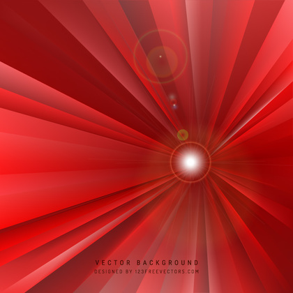 Red Rays Background Design