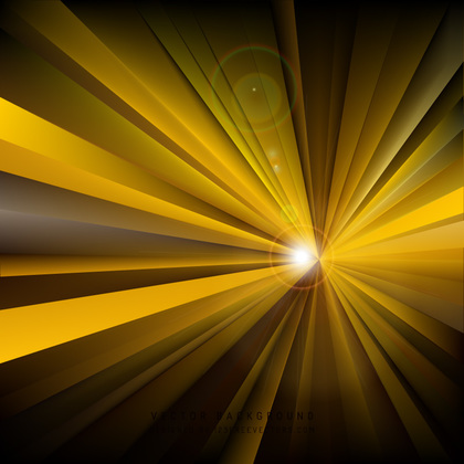 Black Yellow Light Rays Background Graphics