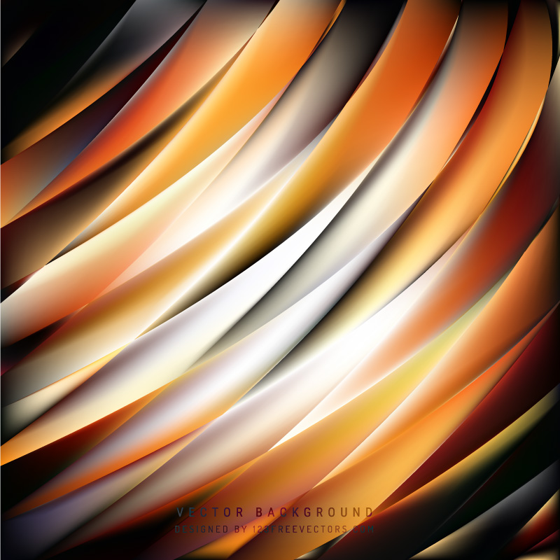 Black Orange Fire Background Vector