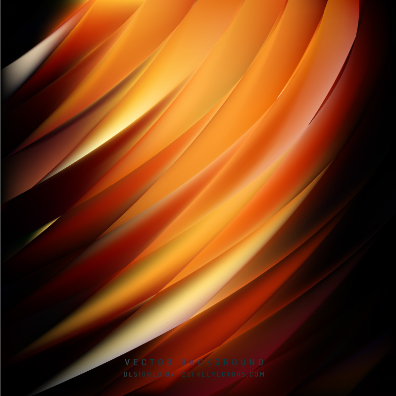Black Orange Fire Background Image