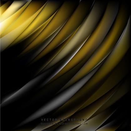 Abstract Black Yellow Background Template