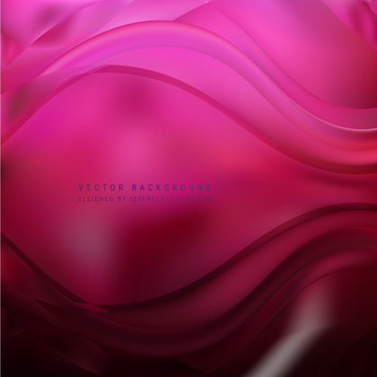 Abstract Dark Pink Curve Background