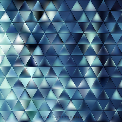 Dark Blue Geometric Triangle Background