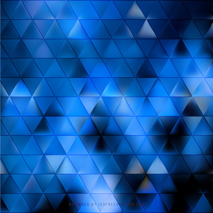 Abstract Navy Blue Triangle Background Template