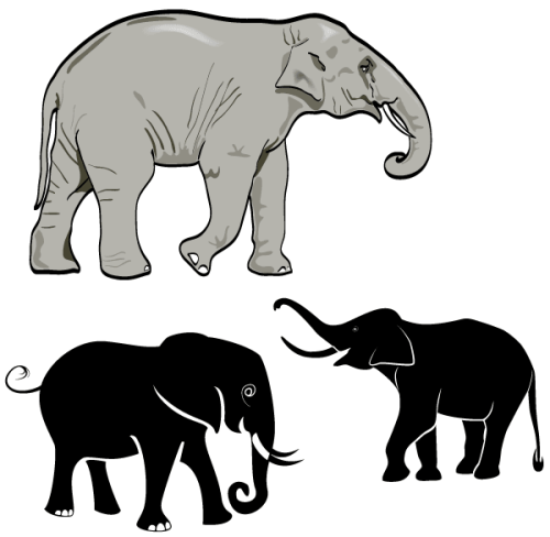 Free Elephant Vector Art