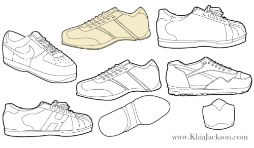 Sneakers Free Vectors