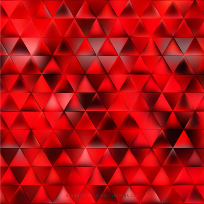 Red Triangle Background Design