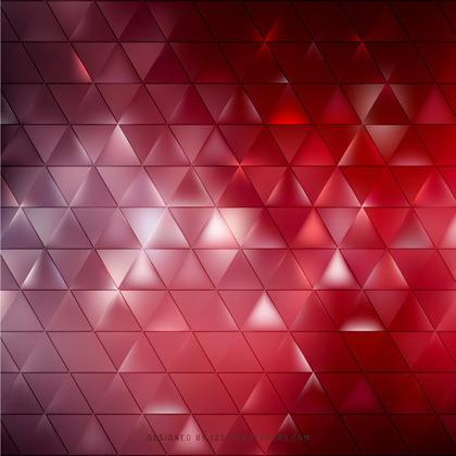 Red Geometric Triangle Pattern