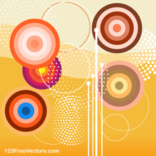 Retro Colorful Background Graphics