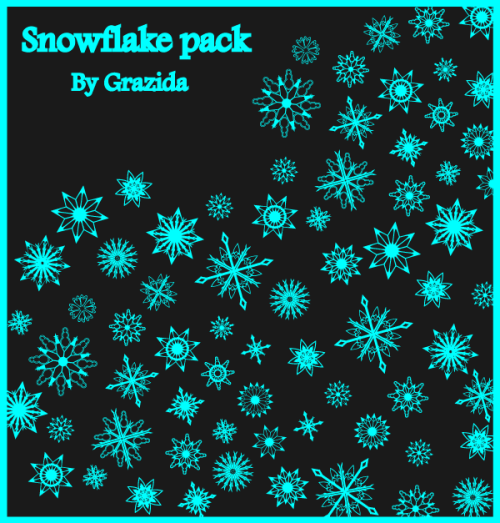 Christmas Snowflakes Free Vector Art