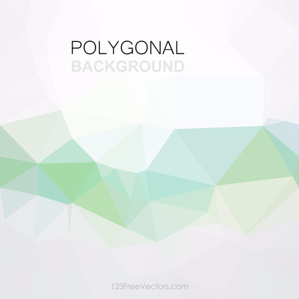 Polygonal Triangular White Background Illustrator
