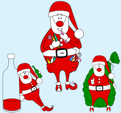 Free Santa Claus vector Art
