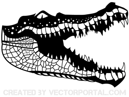 Crocodile Vector Art
